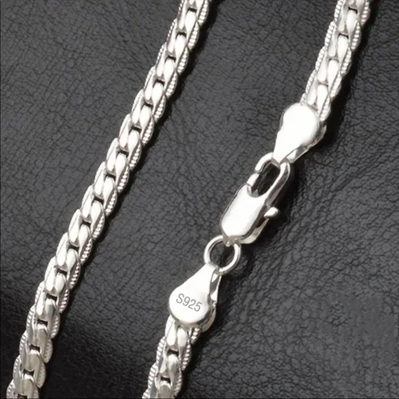 925 sterling silver 19 inch necklace chain - Picture 5 of 6